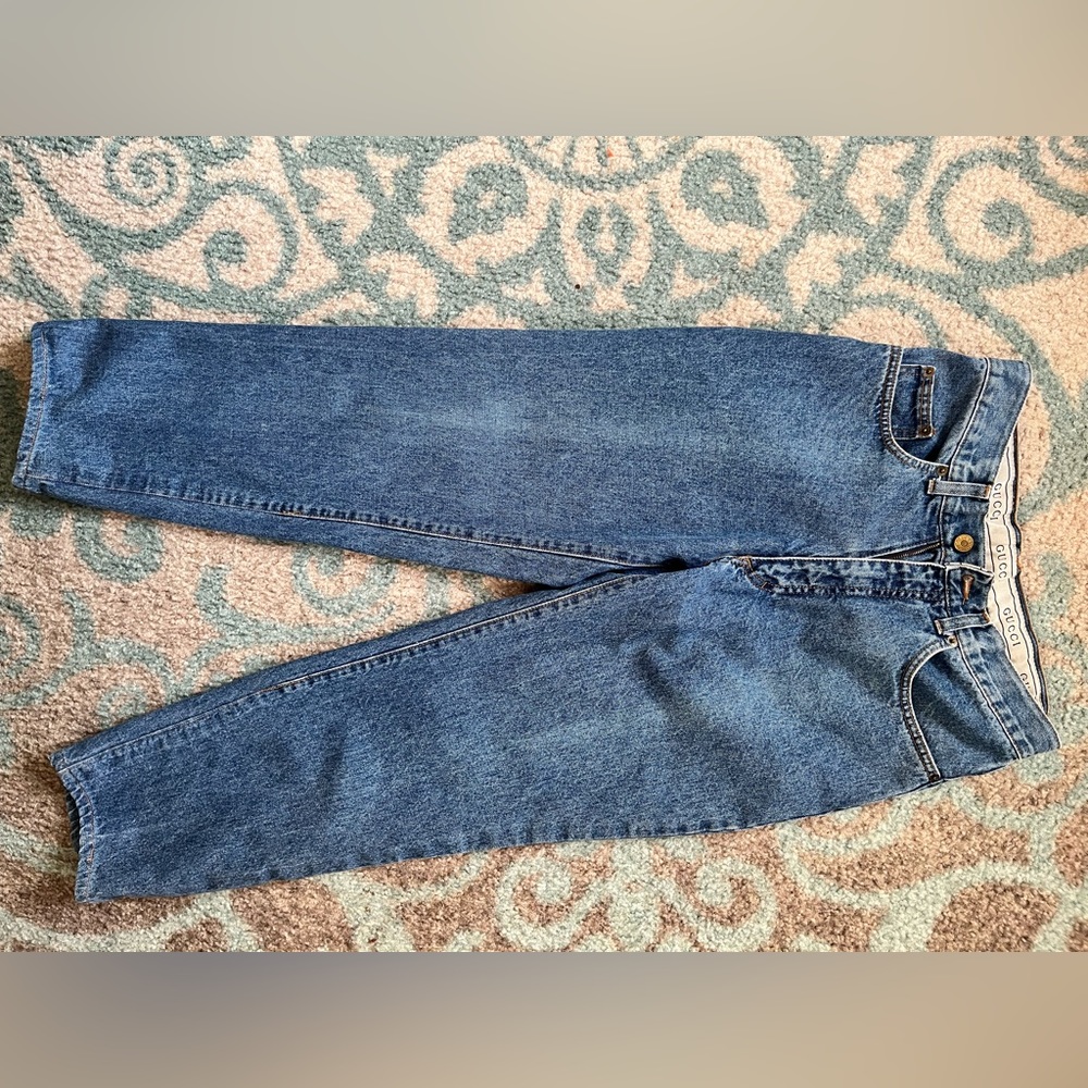 Gucci men size 30 light blue vintage jeans